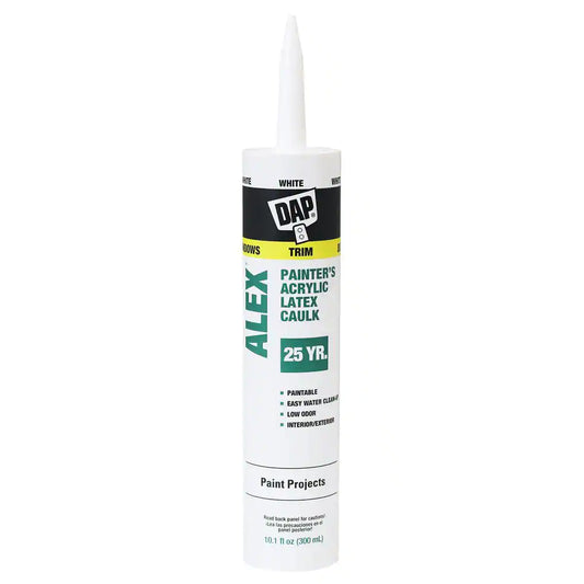 Alex Painter'S 10.1 Oz. White All-Purpose Acrylic Latex Caulk (2-Pack)