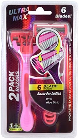 Ultra Max Razors for Men or Women 6-Pack