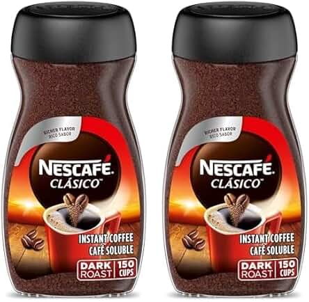 Nescafe Instant Clasico Coffee 6-Pack 8.11 oz jars