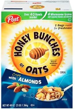 Post Honey Bunches of Oats Almond or Honey Roasted 12-Pack 12 oz boxes