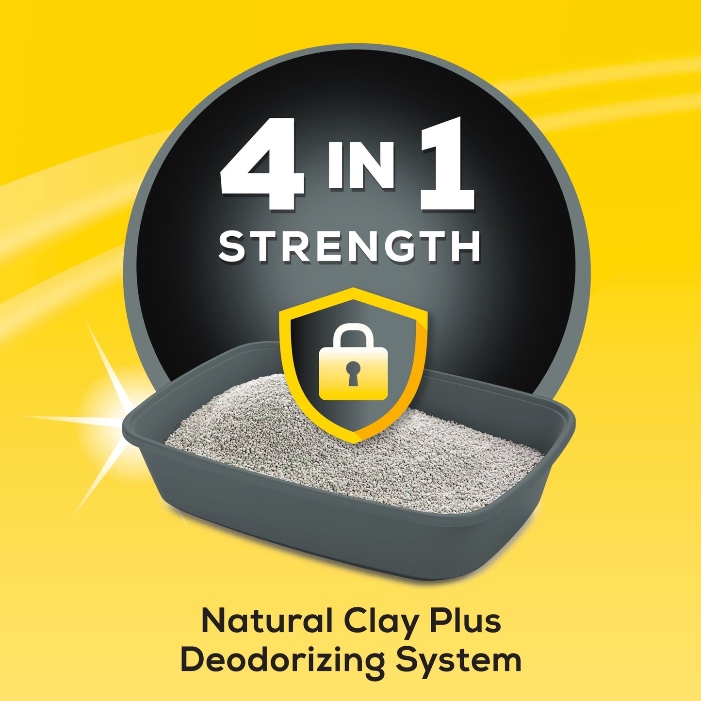 Purina Clumping Cat Litter, 4-In-1 Strength Multi Cat Litter, 20 Lb. Jug