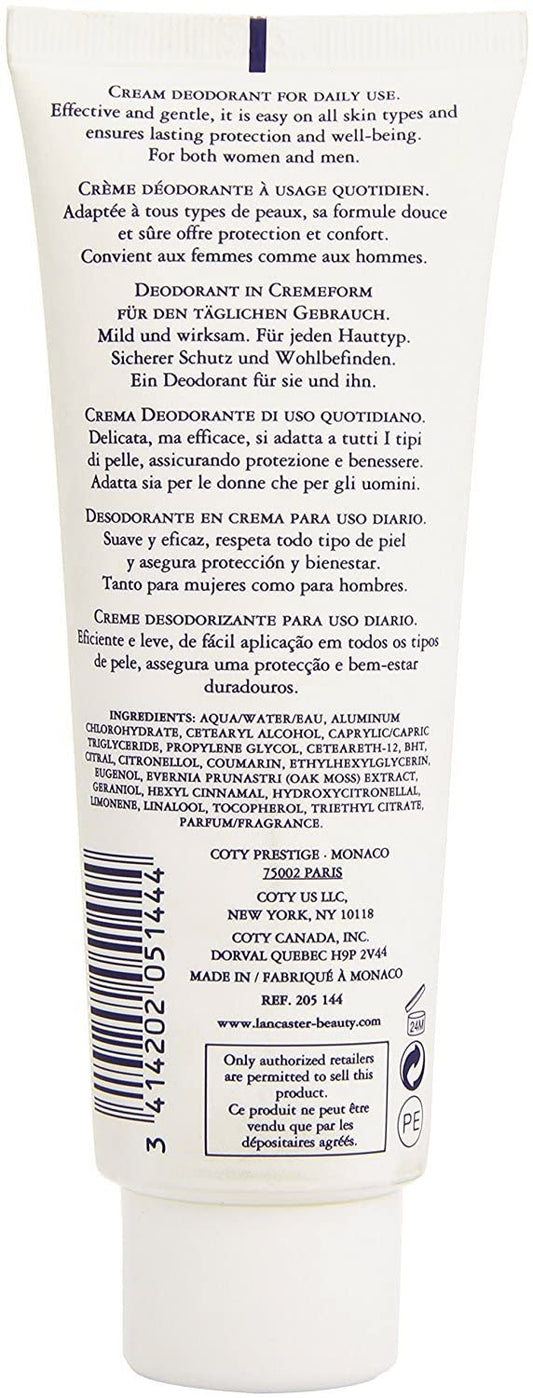 Eau de Lancaster Deodorant Cream for Women – 4.2 oz
