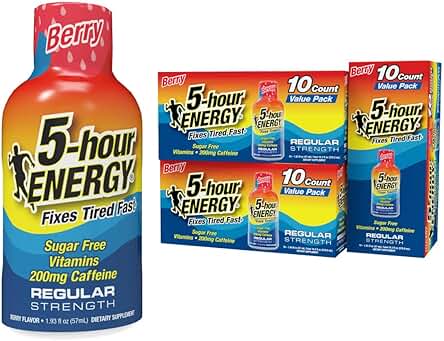 5-Hour Energy Regular Strength 12-Pack box