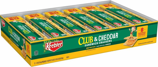 Keebler Sandwich Crackers 12-Pack 8-Count box