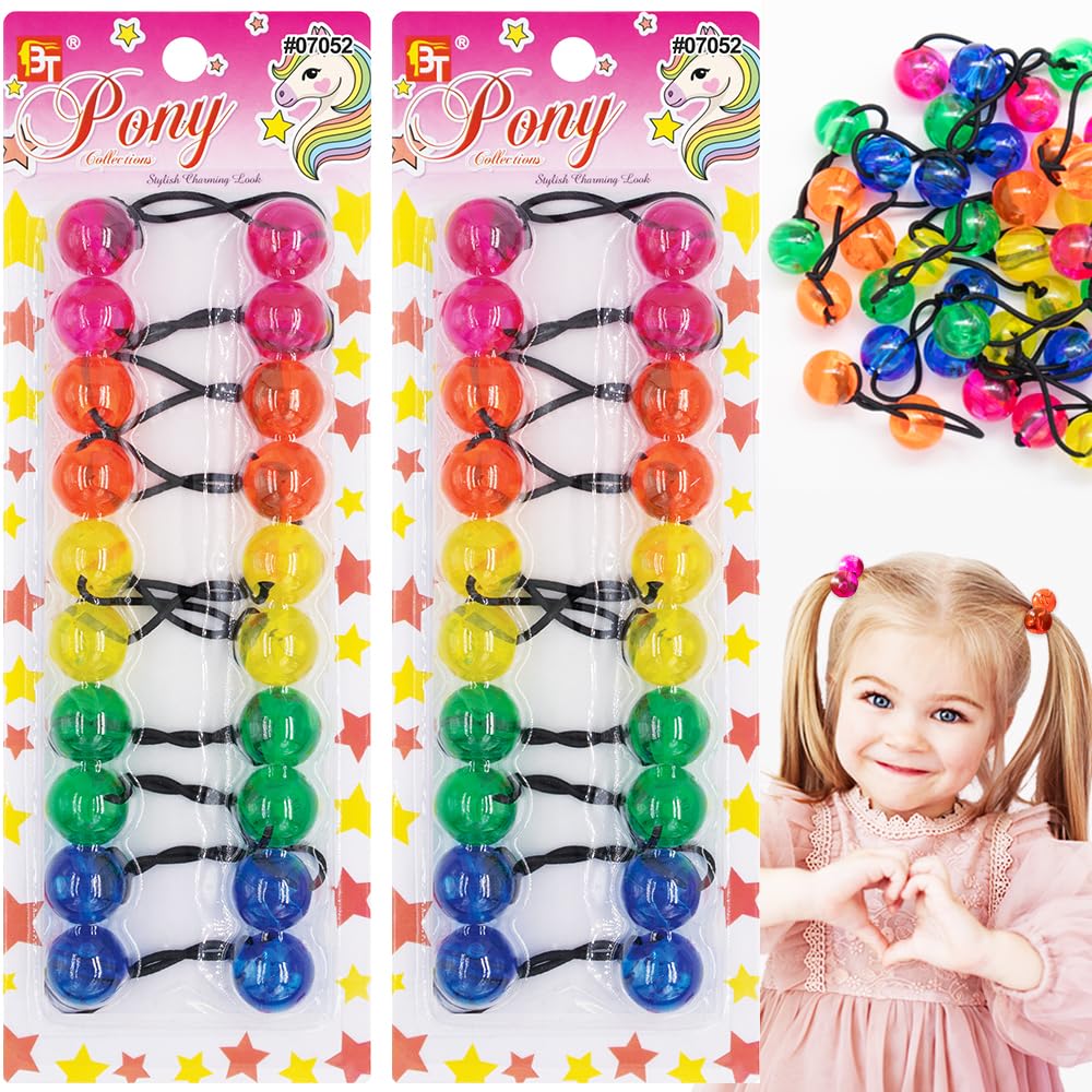 HAIR BARRETTES OR HAIR BALL TIE 20ct All varieties