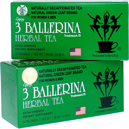 3 Ballerina Herbal Tea 18-Count box