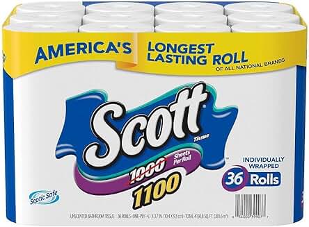 Scott Bath Tissue 36 Rolls pack