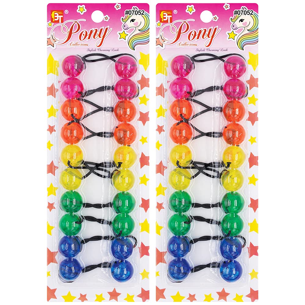 HAIR BARRETTES OR HAIR BALL TIE 20ct All varieties