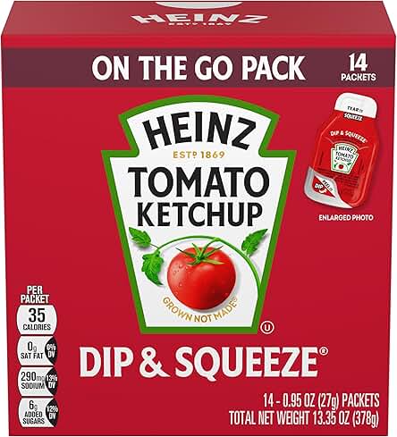 Heinz Squeeze Ketchup 12-Pack 20 oz bottles