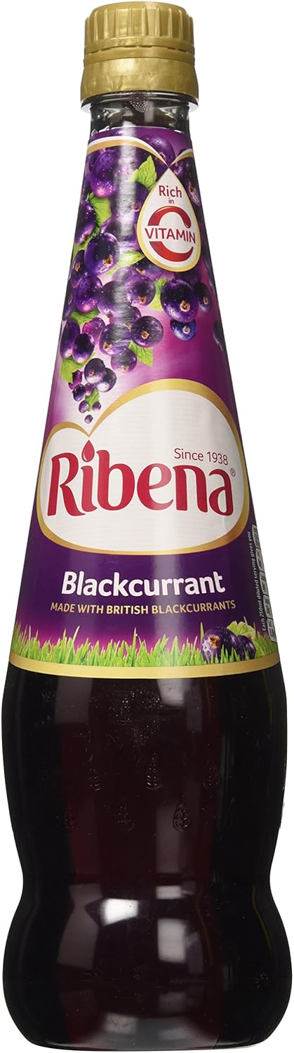 Ribena Blackcurrant Juice – 850ml Bottle (1 Pack)