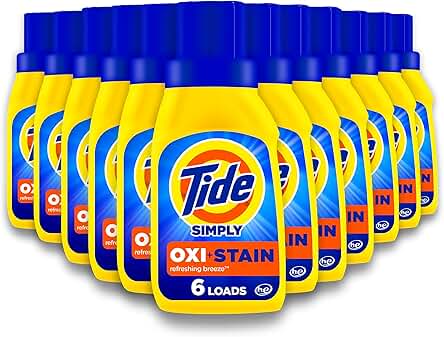 Tide Liquid Laundry Detergent 12-Pack 10 oz bottles