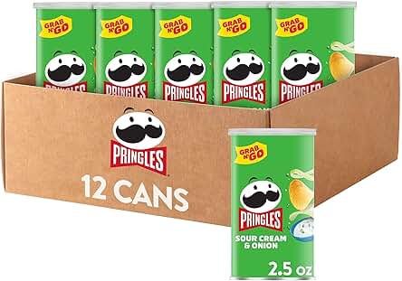 Pringles Potato Crisp 12-Pack 2.3-2.6 oz cans