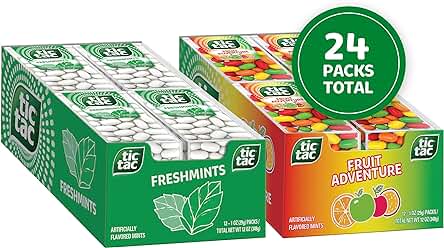 Tic Tac Singles Mint 12-Pack box