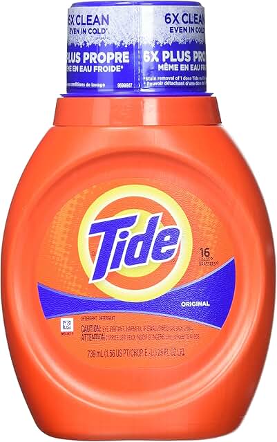 Tide Liquid Laundry Detergent 6-Pack 25 oz bottles