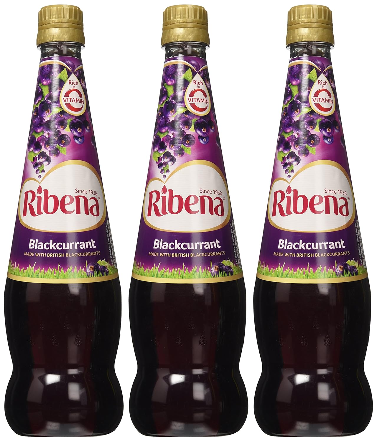 Ribena Blackcurrant Juice – 850ml Bottle (1 Pack)