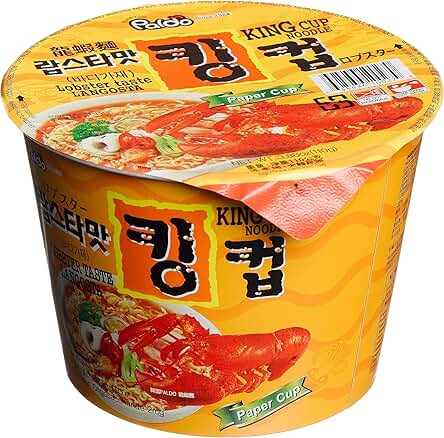 Paldo King Cup Bowl Noodle 16-Pack 3.88 oz bowls
