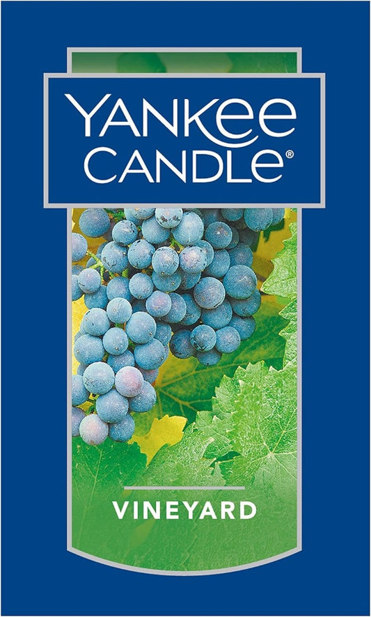 Yankee Candle Vineyard Scented, Classic 22oz Large Jar Single Wick Candle, Over 110 Hours of Burn Time