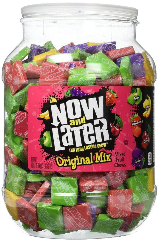 NOW & LATER SOFT JAR /120ct Giant Assorted