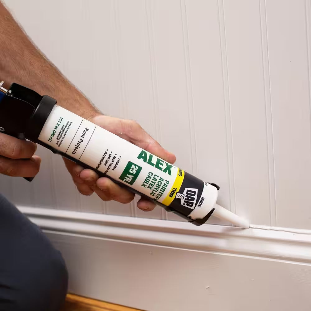 Alex Painter'S 10.1 Oz. White All-Purpose Acrylic Latex Caulk (2-Pack)