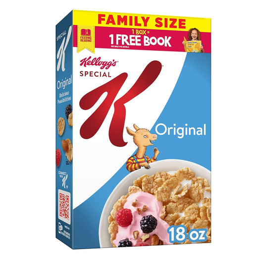 KELLOGGS SPECIAL FAMILY SIZE CEREAL 6/18OZ
