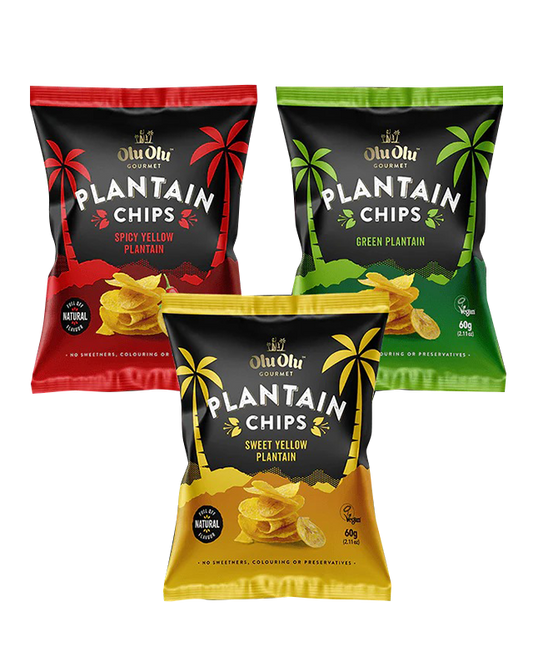 Olu Olu Green Plantain Chips – Sweet Chilli Flavor