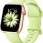 Sport Bands Compatible with Apple Watch Bands 38Mm 40Mm 41Mm 42Mm 44Mm 45Mm 49Mm,Soft Silicone Waterproof Strap for Iwatch Ultra2 Series 9 Ultra 8 7 6 5 4 3 2 1 SE Women Men
