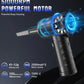 Compressed Air Duster - 100000RPM Cordless Air Blower for Keyboard Cleaner,Air Duster Electric with LED Light, Rechargeable Air Dusters 3 Adjustable Speeds Car Dusters