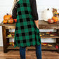 Womens Plaid Open Front Sweaters Sleeveless Duster Cardigans Drape Lightweight Vest Coat with Pockets