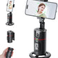 Auto Face Tracking Phone Holder Tripod, No App Required, 360° Rotation Smart Face Body Tracking Tripod Selfie Phone Camera Mount Cell Phone Stand for TIK Tok, Vlog, Live Streaming, Youtube Video