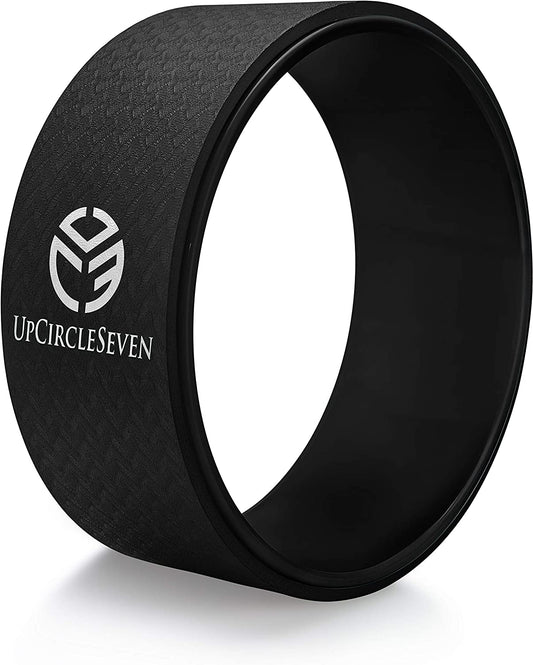 Yoga Wheel for Back Pain - Deep Tissue Massage - Yoga Back Roller Wheel for Back Pain Relief Stretching Myofascial Release Mobility