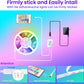 50 FT Long LED Strip Lights,  Bluetooth LED Lights for Bedroom, Color Changing Light Strip with Music Sync, Smart Lights Controlled via Phone APP and IR Remote.