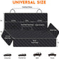 Ultimate Waterproof Dog Car Seat Cover - Non-Slip Back Seat Protector for Pets and Kids, Fits Most Cars, Trucks, and SUVs - Stylish Black Design