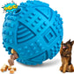 Dog Balls Treat Dispensing Dog Toys, Dog Toys for Aggressive Chewers Large Breed, Nearly Indestructible Squeaky Dog Chew Toys for Large Dogs, Natural Rubber Dog Puzzle Toys, Tough IQ Dog Treat Balls