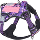 Tactical Dog Harness for Large Medium Small Dogs No Pull, Famous TIK Tok No Pull Dog Harness, Fit Smart Reflective Pet Walking Harness for Training, Adjustable Dog Vest Harness with Handle