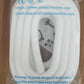 25Ft - 1 Inch Cord Protector Wire Loom Tubing Cable Sleeve Split Sleeving for USB Cable Power Cord Audio Video Cable - Protect Cat from Chewing Cords - White