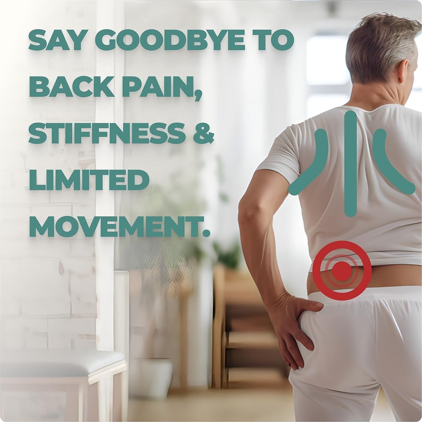 Yoga Wheel for Back Pain - Deep Tissue Massage - Yoga Back Roller Wheel for Back Pain Relief Stretching Myofascial Release Mobility