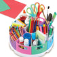 Create-A-Space Storage Center, 10 Piece Set - Desk Organizer for Kids, Art Organizer for Kids, Crayon Organizer, Homeschool Organizers and Storage