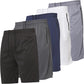 Mens Athletic Running Shorts Dry Fit Active Shorts with Zippered Pockets 5 Pack