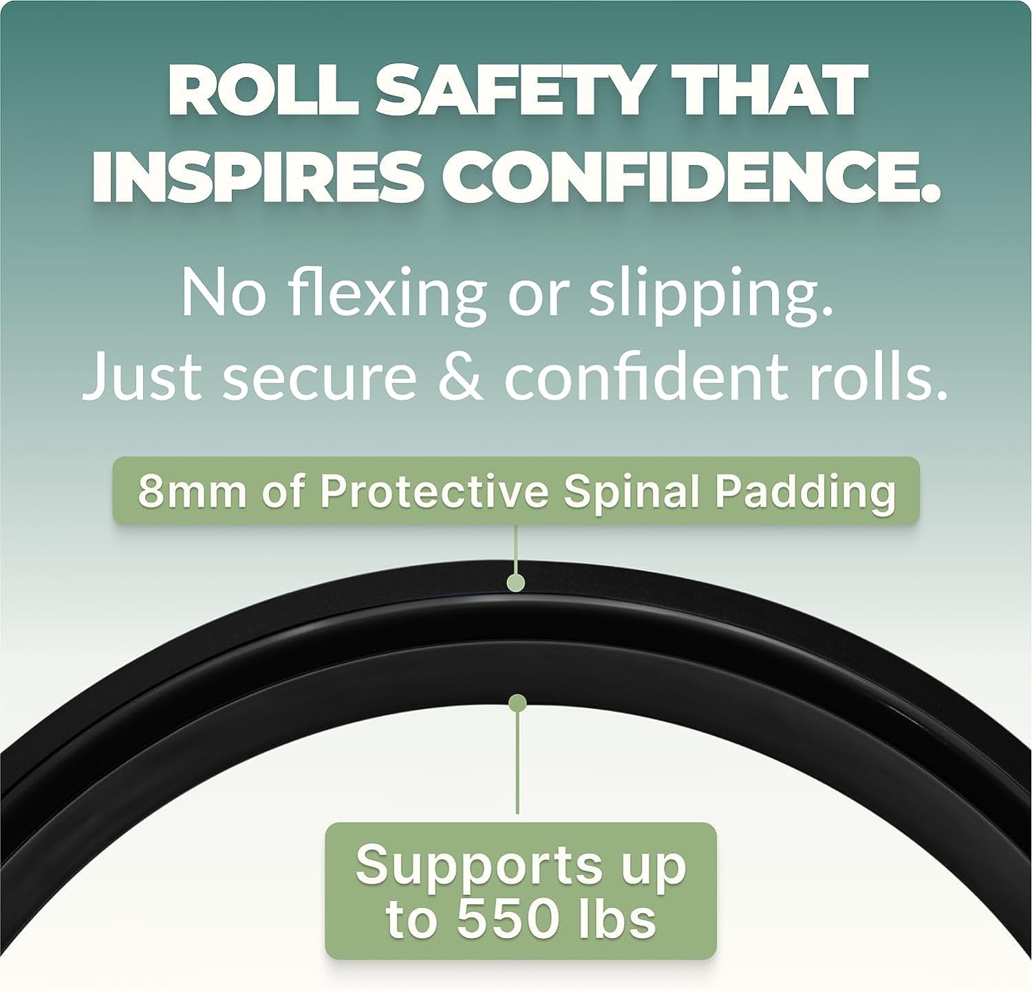 Yoga Wheel for Back Pain - Deep Tissue Massage - Yoga Back Roller Wheel for Back Pain Relief Stretching Myofascial Release Mobility