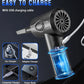 Compressed Air Duster - 100000RPM Cordless Air Blower for Keyboard Cleaner,Air Duster Electric with LED Light, Rechargeable Air Dusters 3 Adjustable Speeds Car Dusters