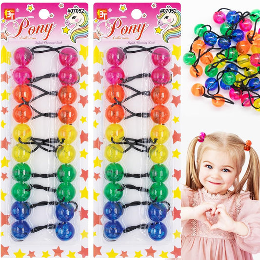 HAIR BARRETTES OR HAIR BALL TIE 20ct All varieties