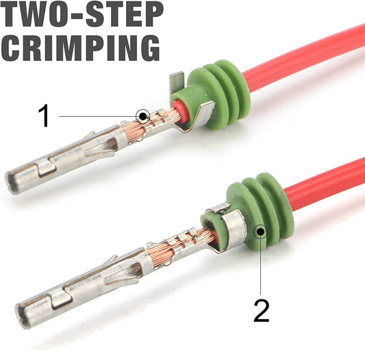 Icrimp Crimper Tools for Delphi APTIV Packard [Weather] [Pack] Terminals Metri-[Pack] Connectors for Sealed Terminals