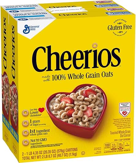 General Mills Cheerios Whole Grain Cereal - Heart Healthy Bulk Pack