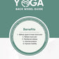 Yoga Wheel for Back Pain - Deep Tissue Massage - Yoga Back Roller Wheel for Back Pain Relief Stretching Myofascial Release Mobility
