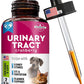 Cat & Dog Urinary Tract Infection Treatment & Natural UTI Cranberry -Kidney+Bladder Support Supplement - Best Prevention Urine Incontinence, Bladder Stones - Pet Renal Health & UTI Care Drops