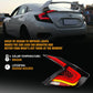 New Taillights for Honda Civic Sedan Tail Light 2016-2021 LX Touring EX EX-L Sport 10Th Gen Accessories Smoke Led Sequential Turn Signal Animation Rear Lights DRL Custom FC1 Back Lamp Replacement (S4)