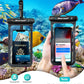 Waterproof Phone Pouch, Waterproof Phone Case for Iphone 15 14 13 12 Pro Max XS Samsung, IPX8 Cellphone Dry Bag Beach Essentials 2Pack-8.3"