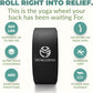 Yoga Wheel for Back Pain - Deep Tissue Massage - Yoga Back Roller Wheel for Back Pain Relief Stretching Myofascial Release Mobility