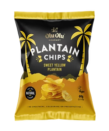 Olu Olu Sweet Yellow Plantain Chips – Sweet Chilli Flavor