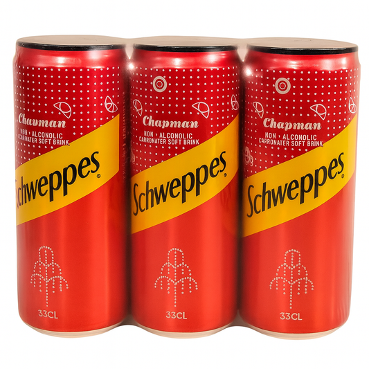 Schweppes Chapman Non-Alcoholic Carbonated Soft Drink, 330ml